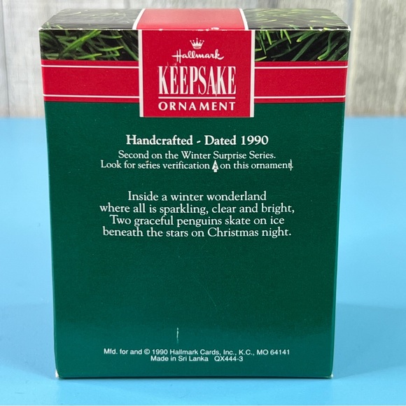 Hallmark Keepsake Ornament Winter Surprise Handcrafted & Dated 1990 QX444-3 - Picture 2 of 13